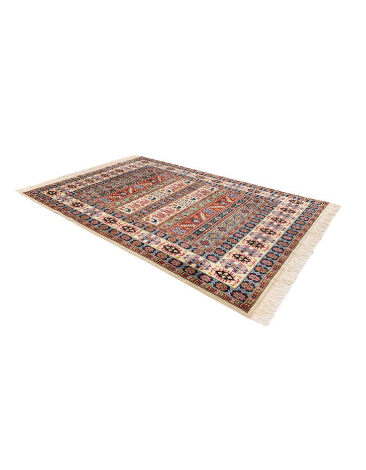 Detail image of 6' 7 x 9' 10 Hand Knotted Kazak Rug