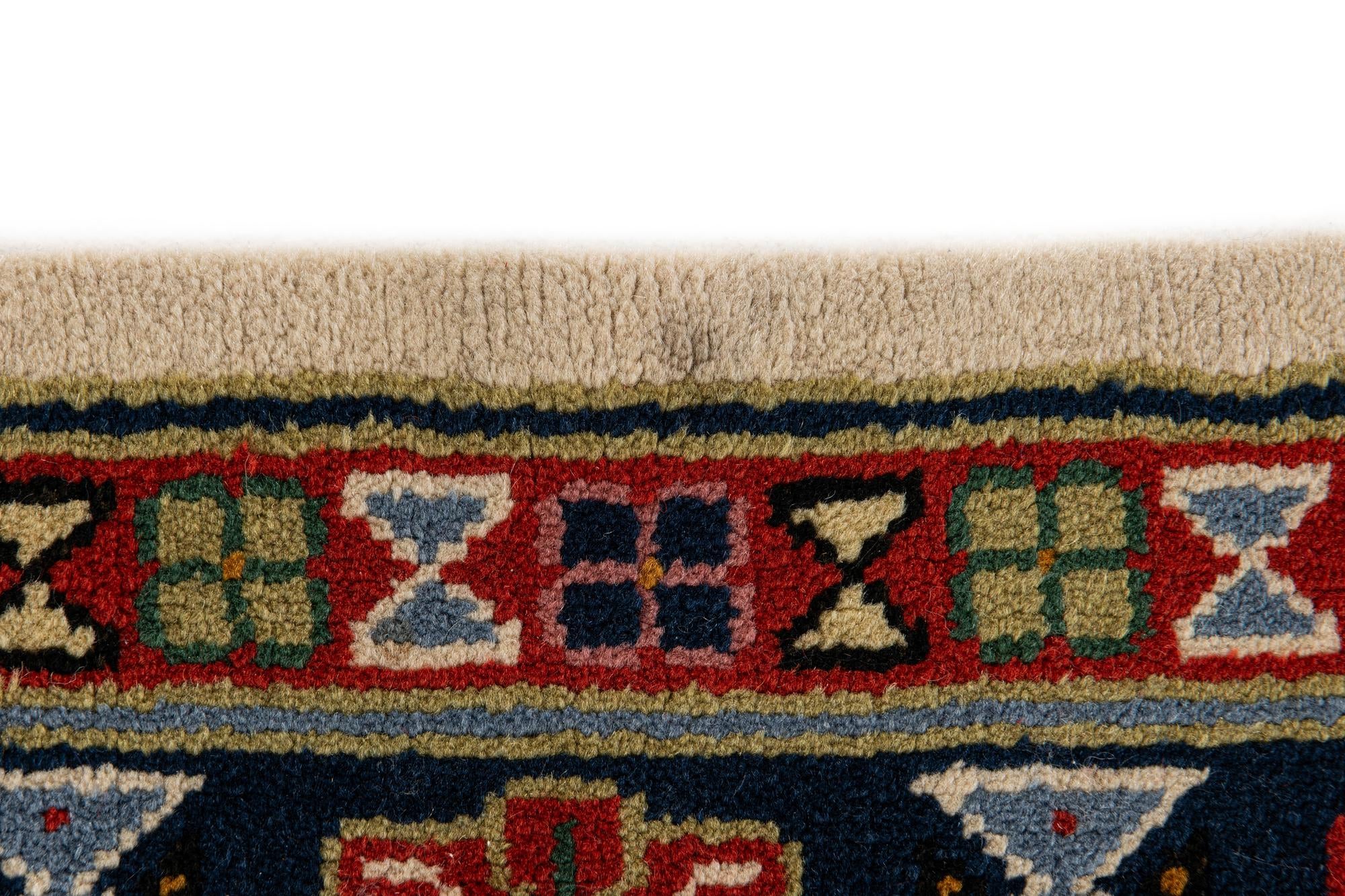 6' 7 x 9' 10 Hand Knotted Kazak Rug
