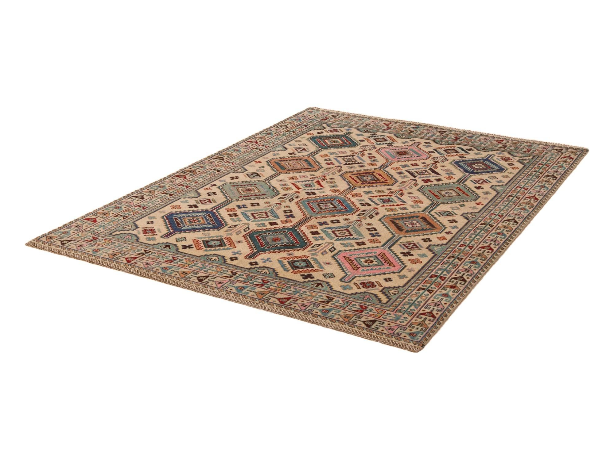 5' 8 x 7' 8 Hand Knotted Kazak Rug