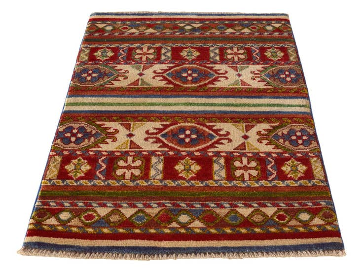 Detail image of 2' x 2' 11 Hand Knotted Kazak Rug
