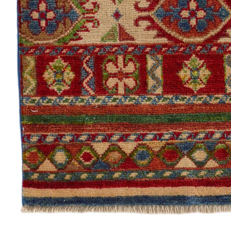 Detail image of 2' x 2' 11 Hand Knotted Kazak Rug