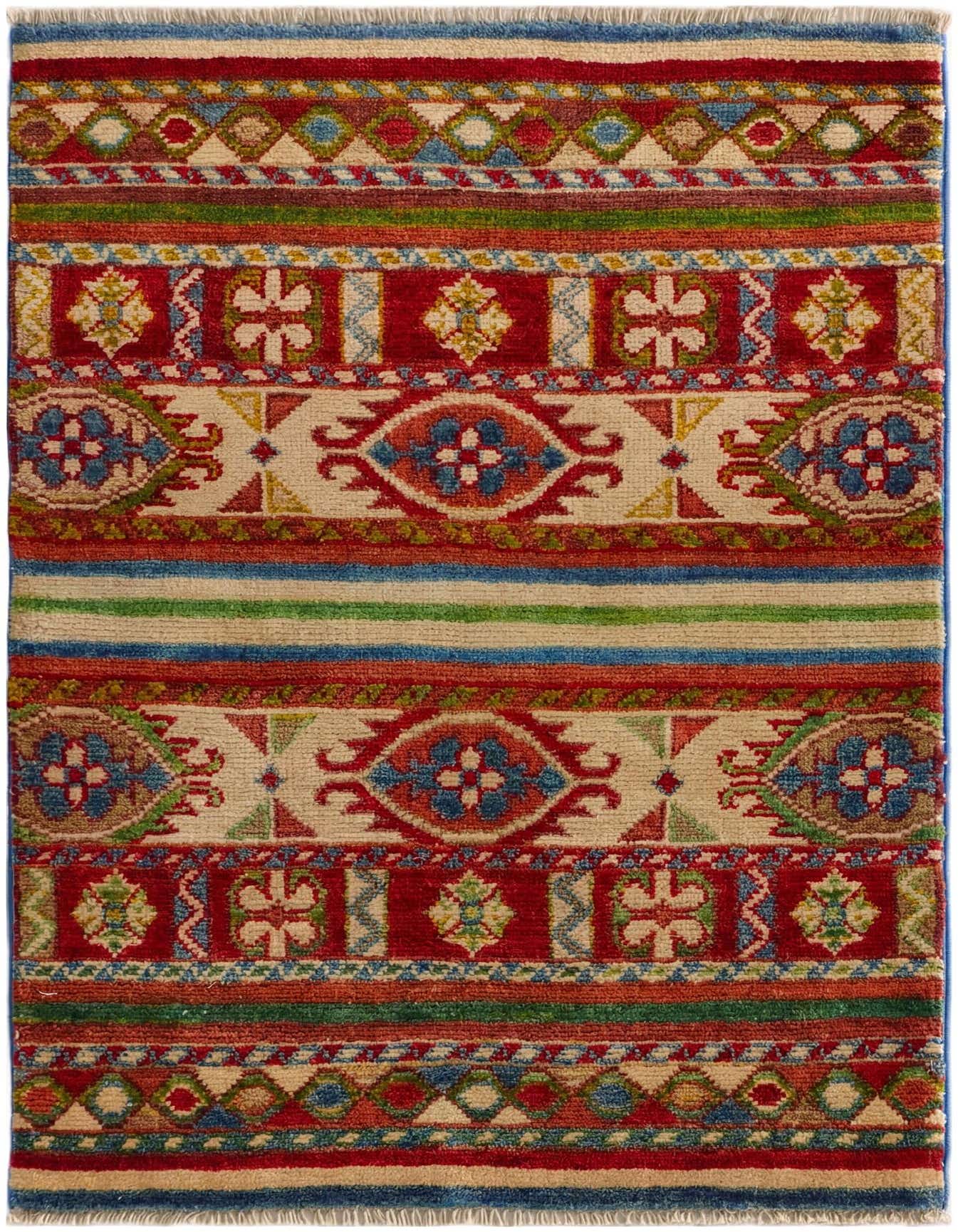 2' x 2' 11 Hand Knotted Kazak Rug