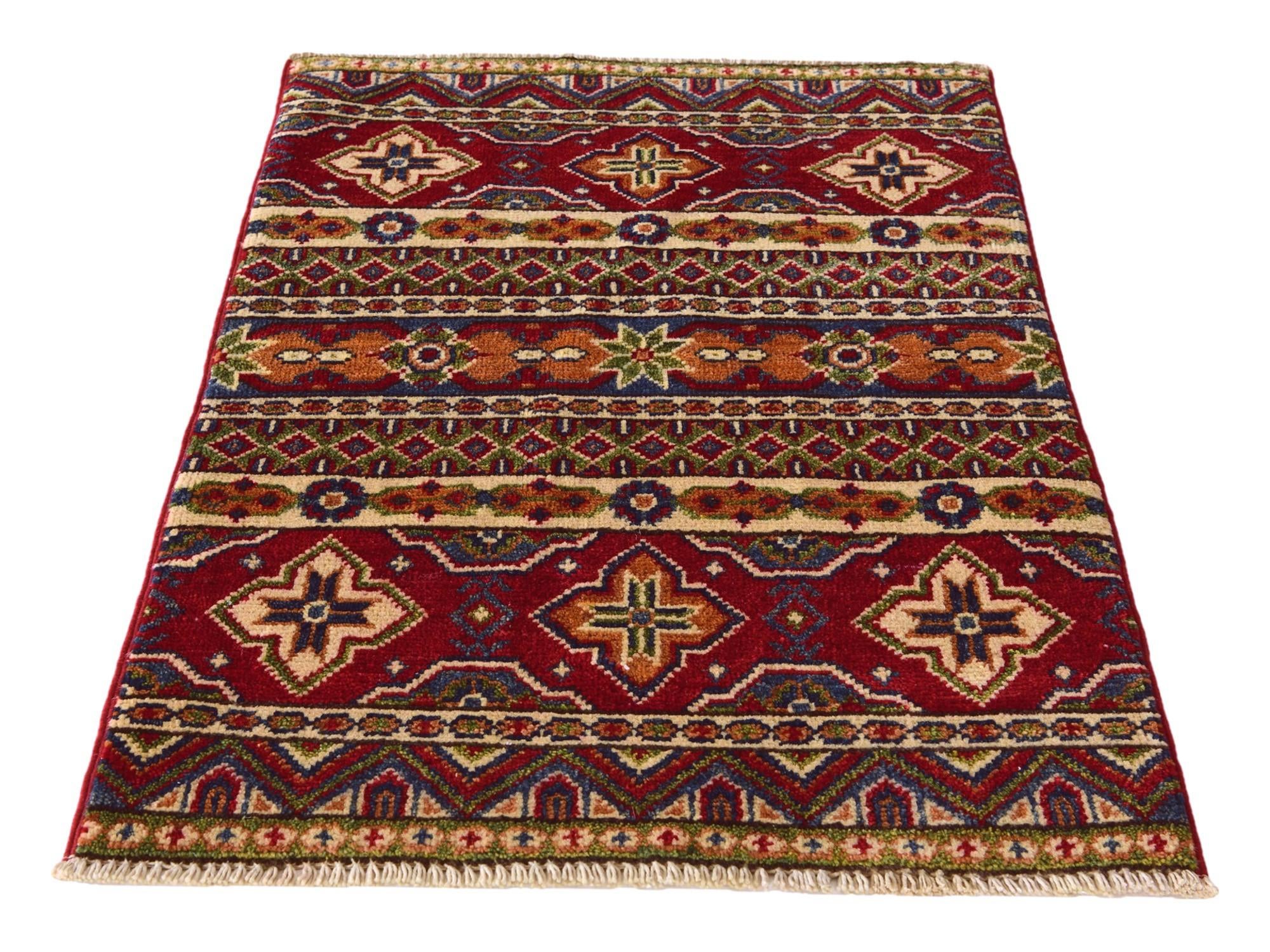 2' 1 x 3' 1 Hand Knotted Kazak Rug