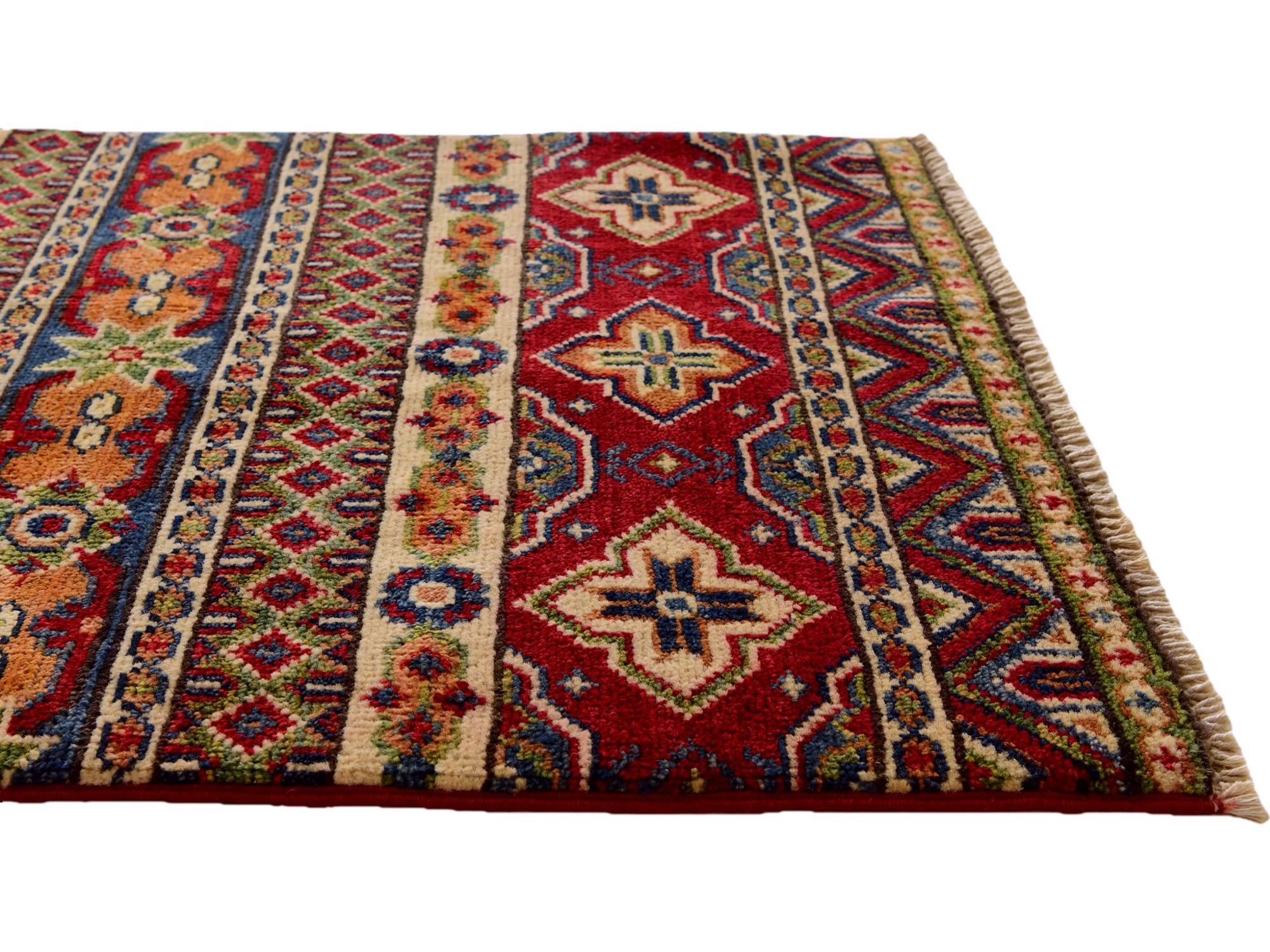 2' 1 x 3' 1 Hand Knotted Kazak Rug