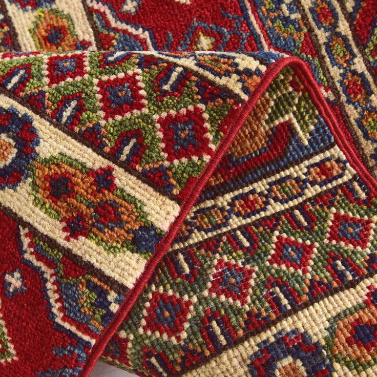 Detail image of 2' 1 x 3' 1 Hand Knotted Kazak Rug