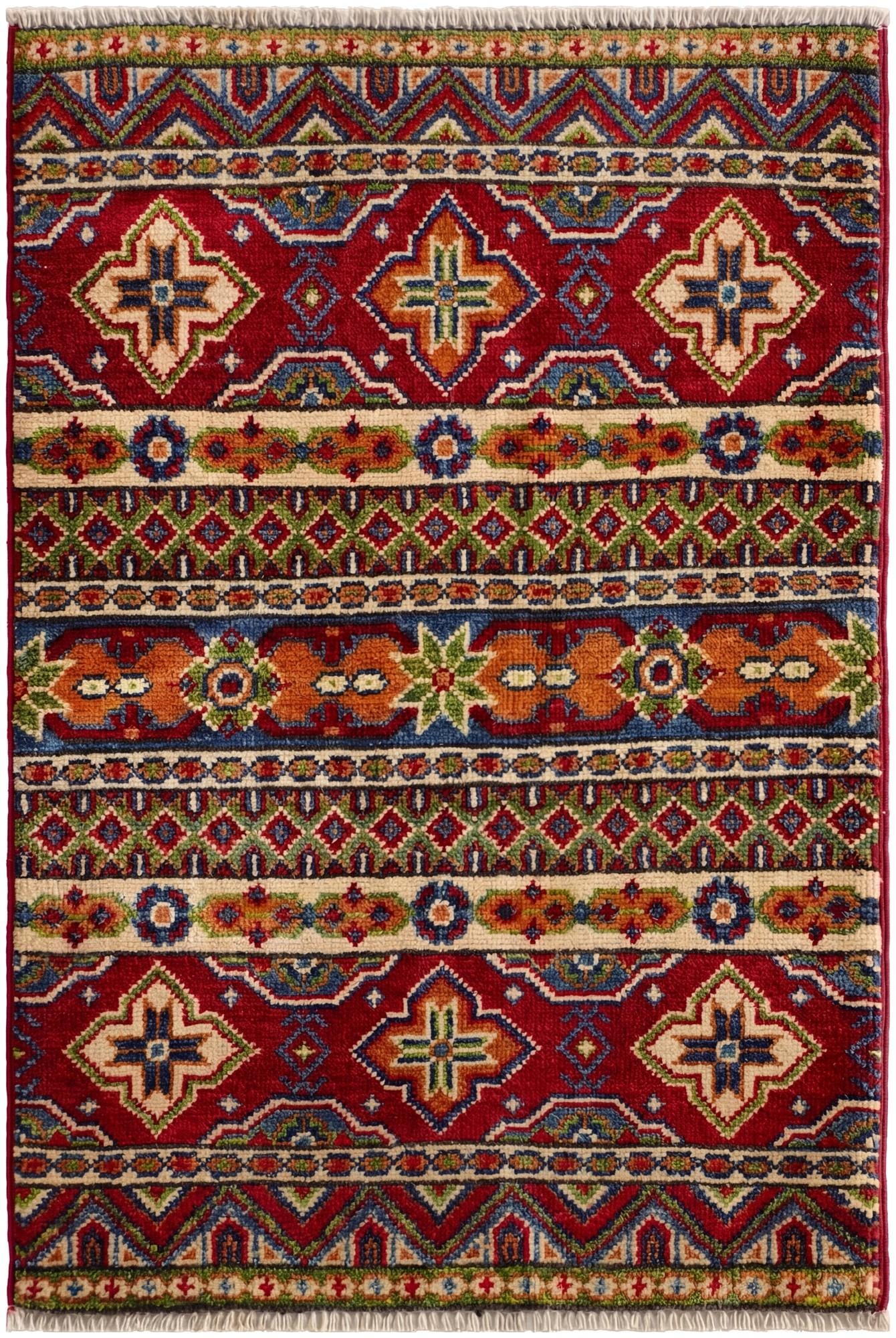 2' 1 x 3' 1 Hand Knotted Kazak Rug