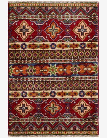 2' 1 x 3' 1 Hand Knotted Kazak Rug
