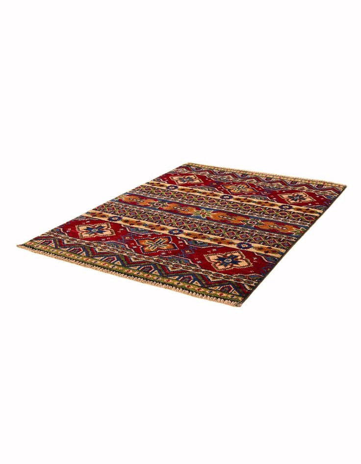 Detail image of 2' 1 x 2' 11 Hand Knotted Kazak Rug