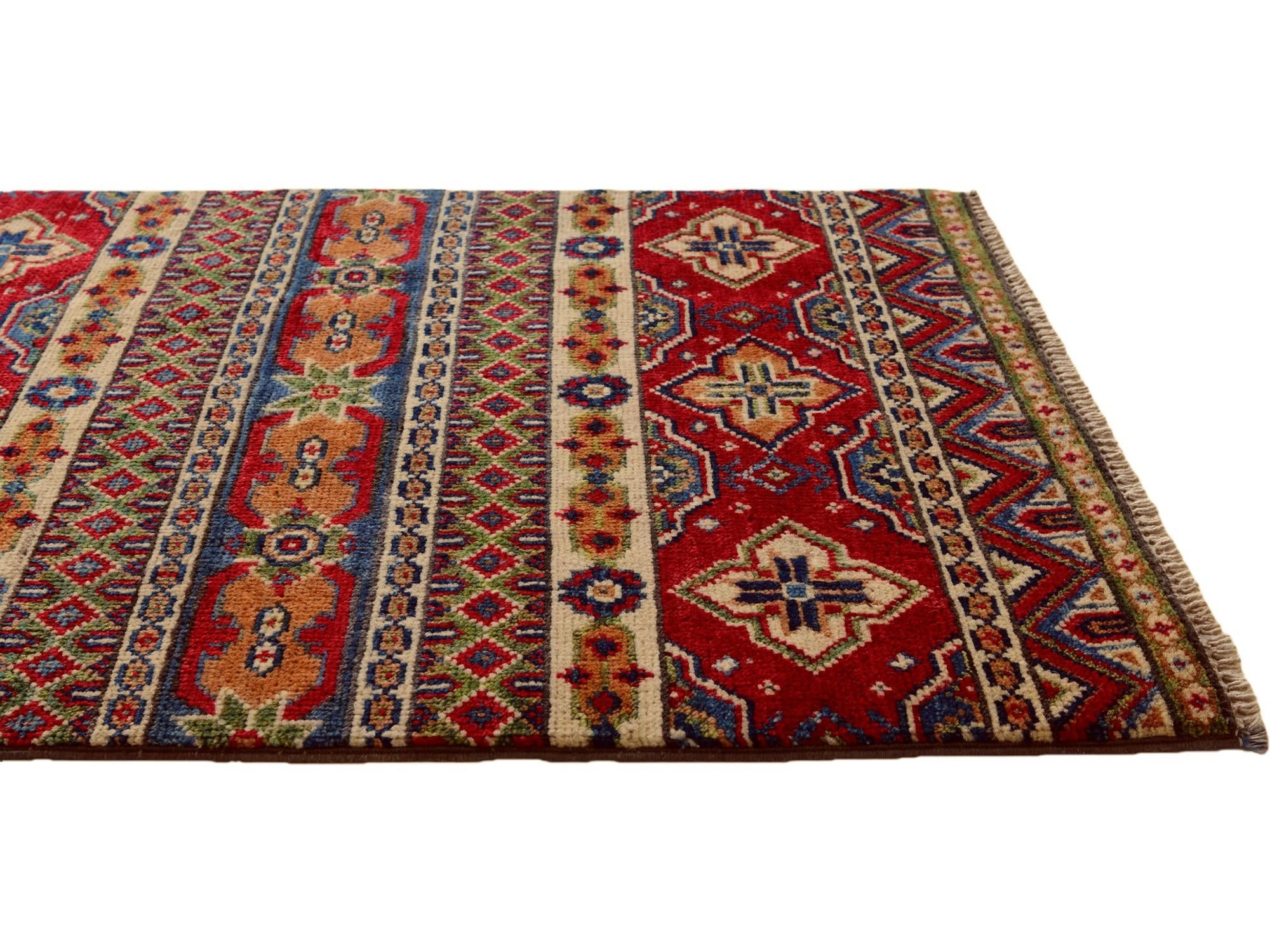 2' 1 x 2' 11 Hand Knotted Kazak Rug