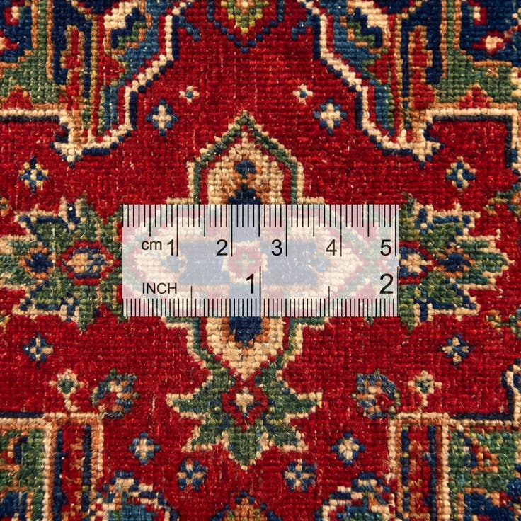Detail image of 2' 1 x 2' 11 Hand Knotted Kazak Rug