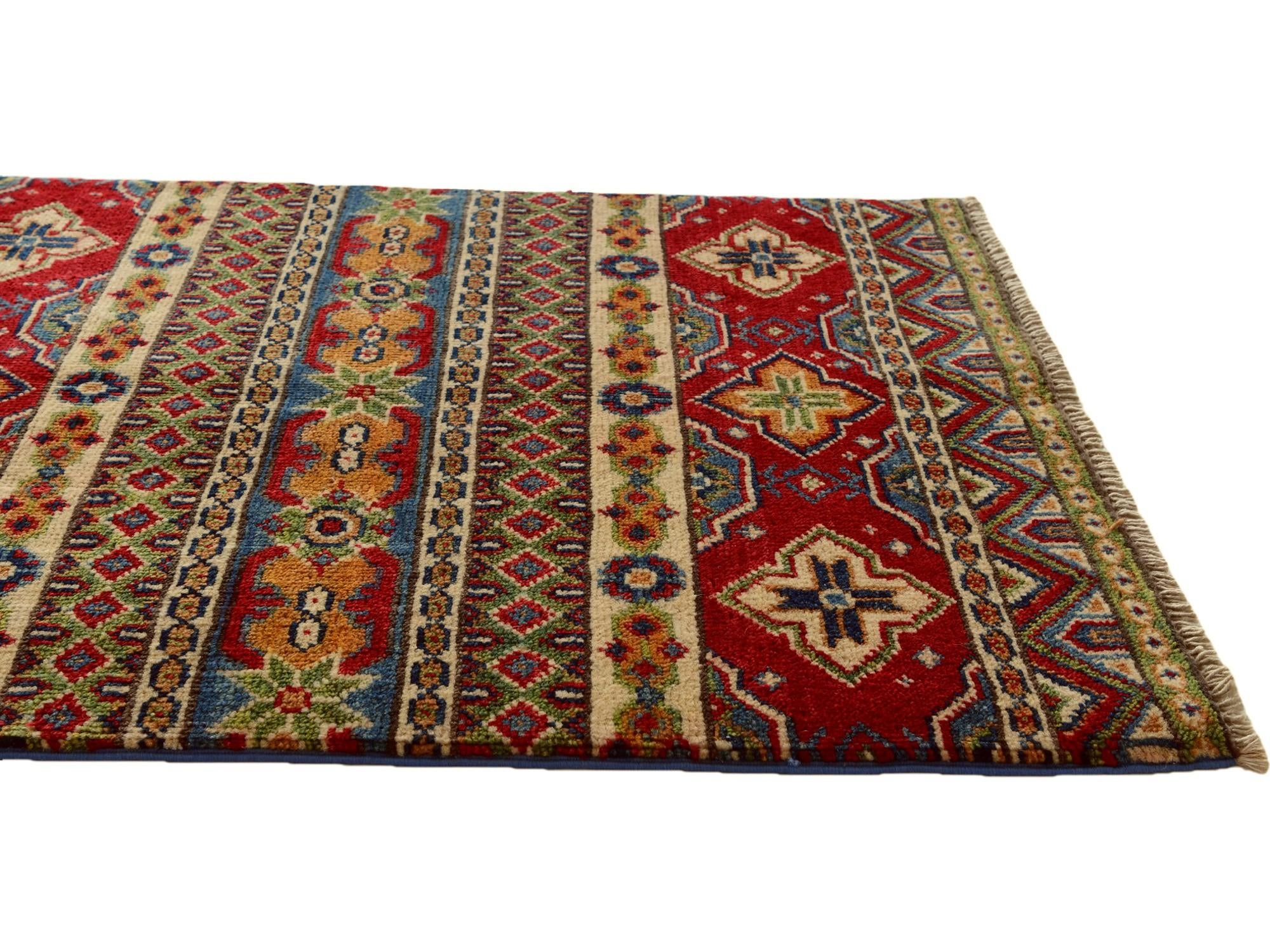 2' 1 x 2' 11 Hand Knotted Kazak Rug