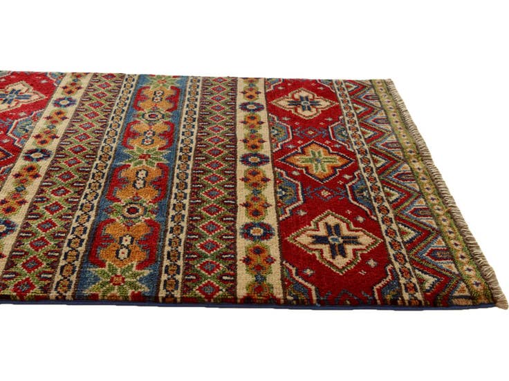 Detail image of 2' 1 x 2' 11 Hand Knotted Kazak Rug