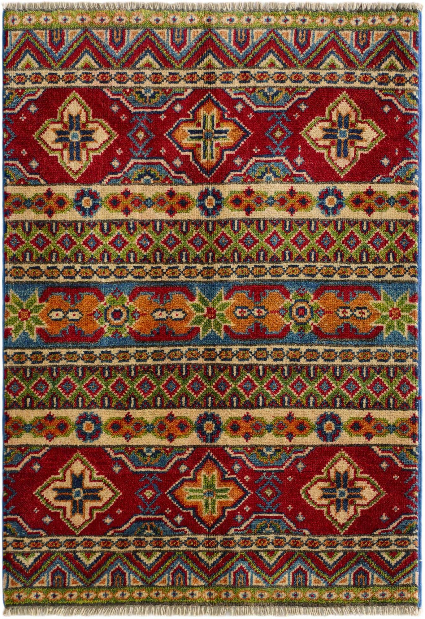 2' 1 x 2' 11 Hand Knotted Kazak Rug