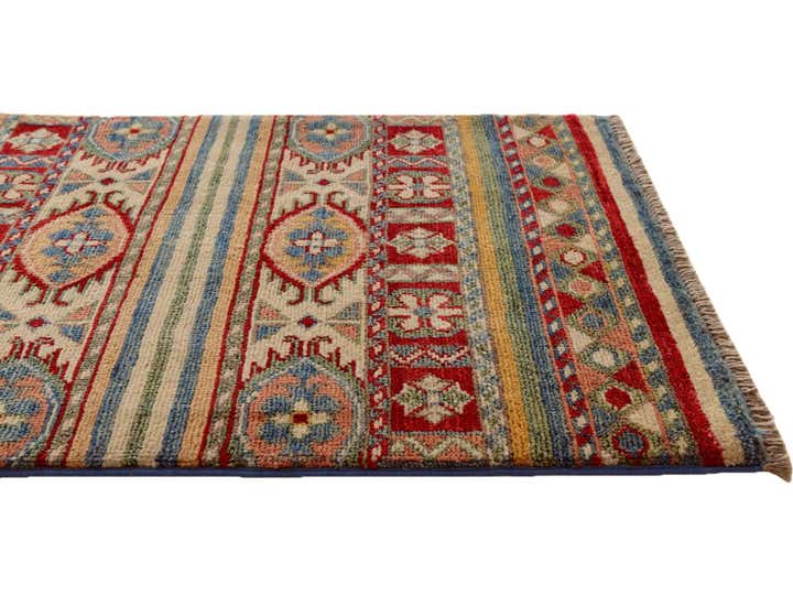 2' x 2' 11 Hand Knotted Kazak Rug