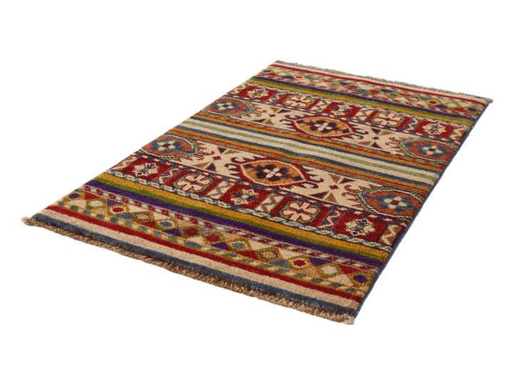 1' 11 x 3' 1 Hand Knotted Kazak Rug
