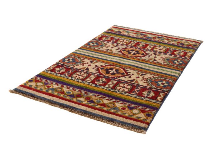 Detail image of 1' 11 x 3' 1 Hand Knotted Kazak Rug