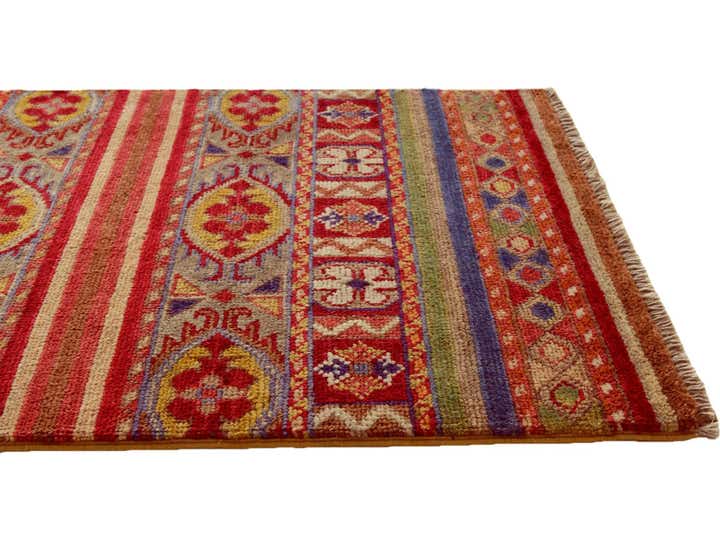 2' x 3' 1 Hand Knotted Kazak Rug