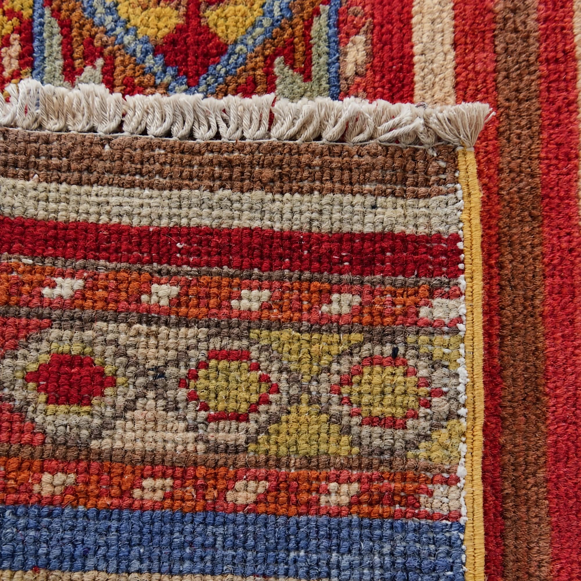 60cm x 95cm Hand Knotted Kazak Rug
