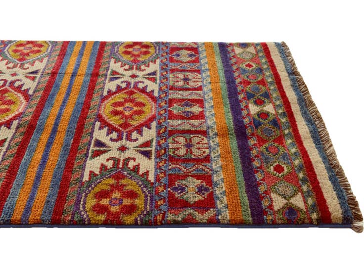 Detail image of 1' 11 x 3' Hand Knotted Kazak Rug