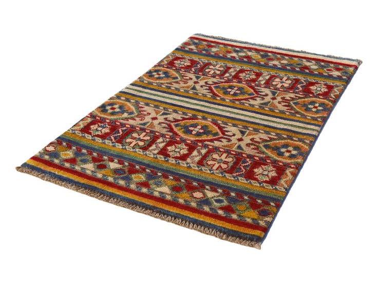 Detail image of 2' x 3' Hand Knotted Kazak Rug