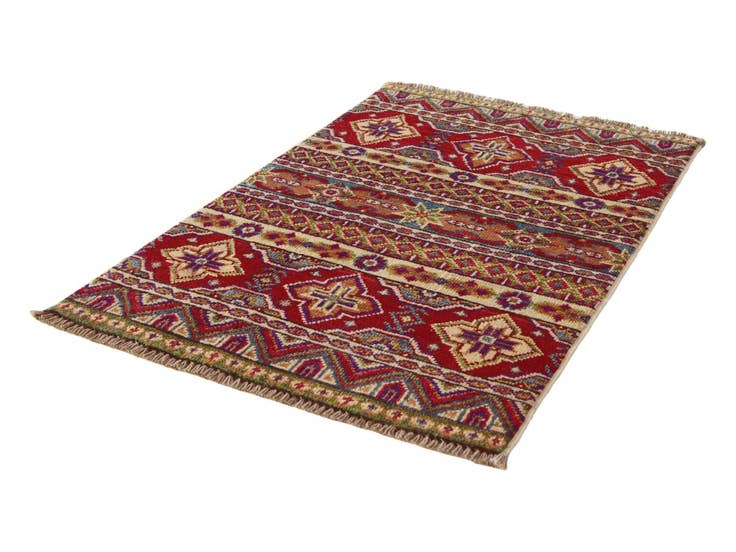 Detail image of 2' 1 x 3' 1 Hand Knotted Kazak Rug