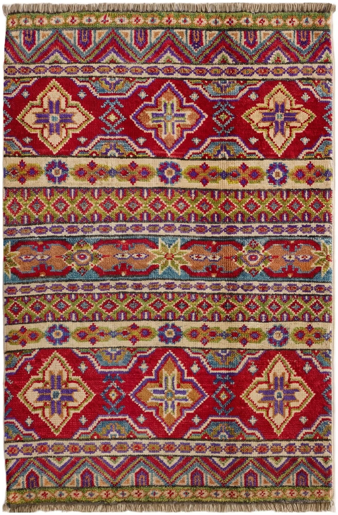 2' 1 x 3' 1 Hand Knotted Kazak Rug