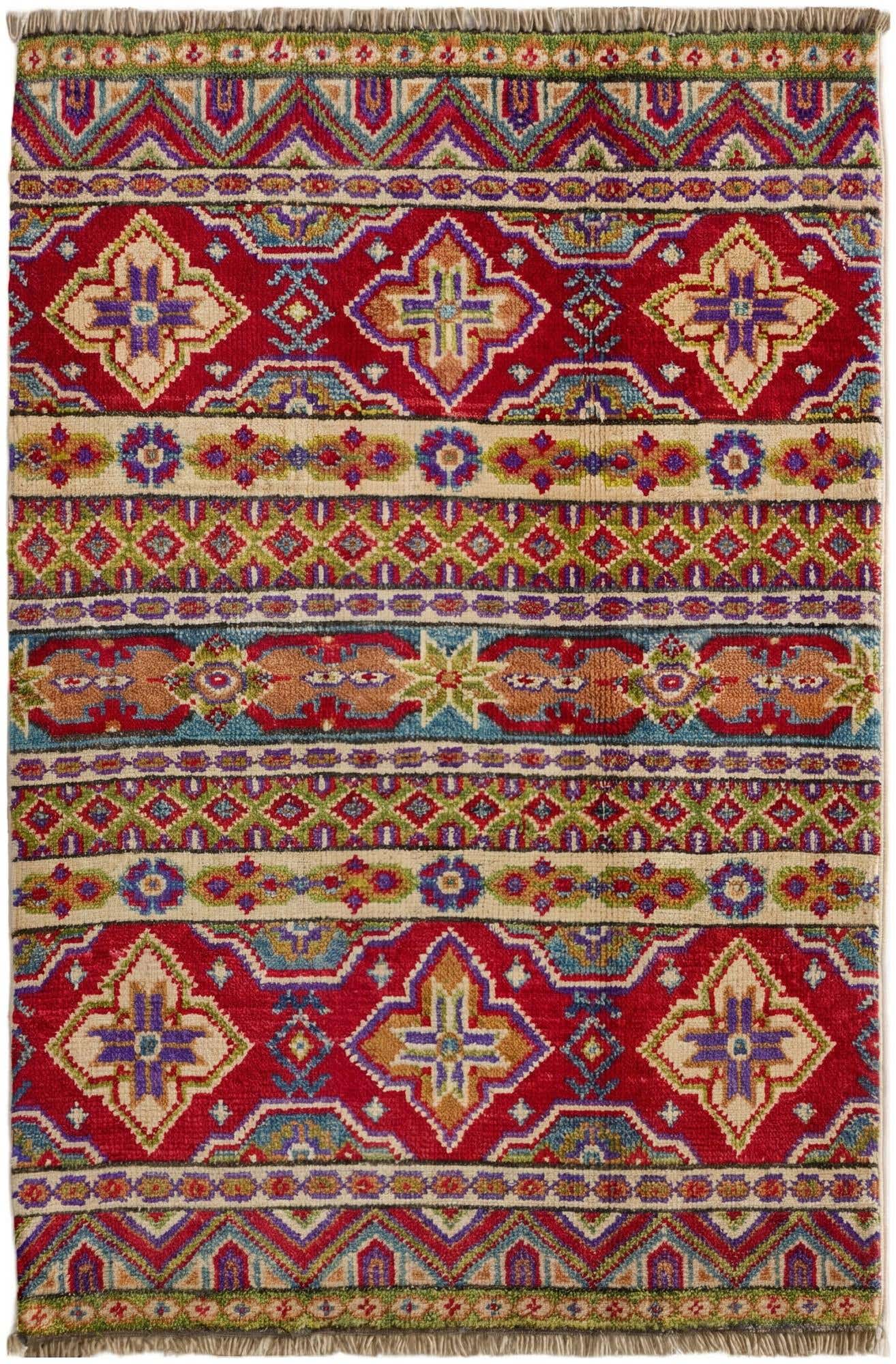 2' 1 x 3' 1 Hand Knotted Kazak Rug