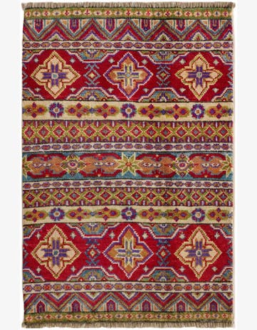 2' 1 x 3' 1 Hand Knotted Kazak Rug