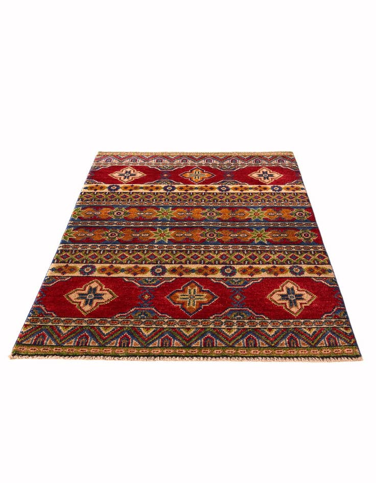 Detail image of 2' 7 x 4' Hand Knotted Kazak Rug