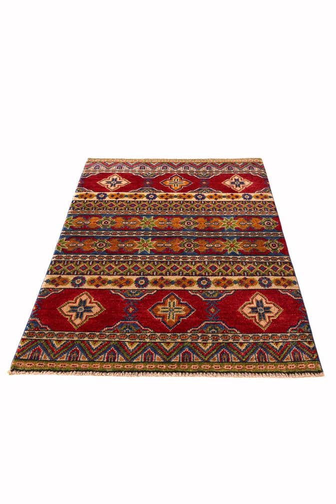2' 7 x 4' Hand Knotted Kazak Rug