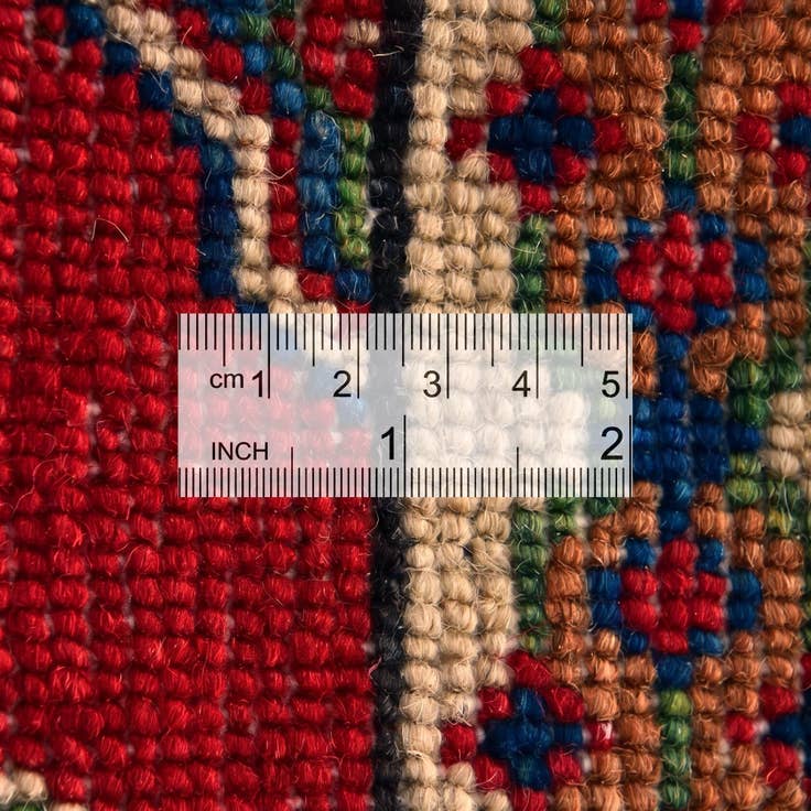 Detail image of 2' 7 x 4' Hand Knotted Kazak Rug