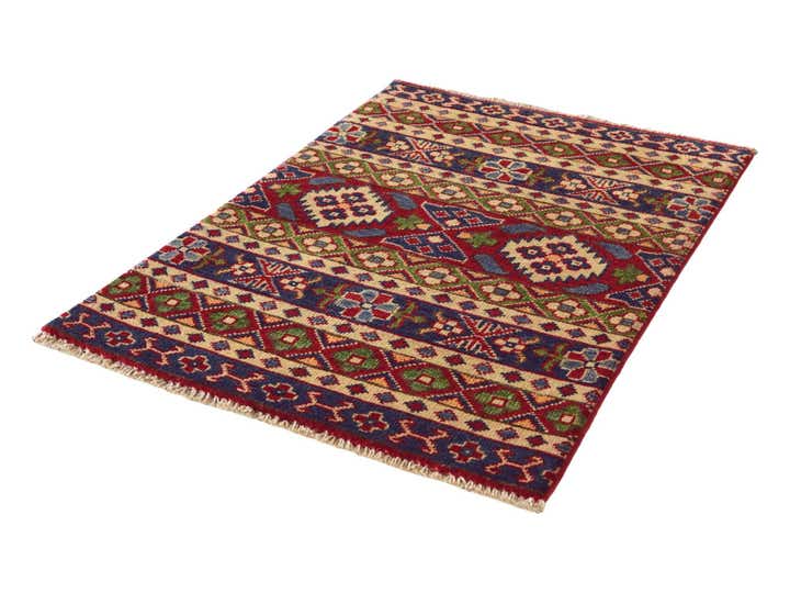 2' x 2' 11 Hand Knotted Kazak Rug