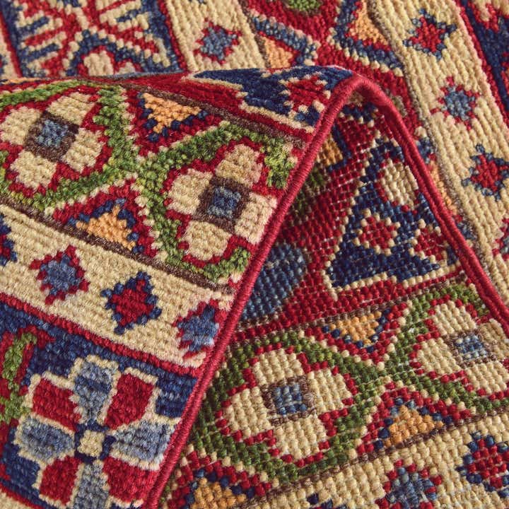 2' x 2' 11 Hand Knotted Kazak Rug