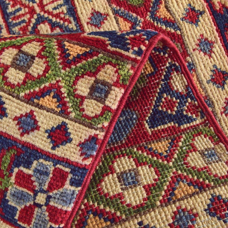 Detail image of 2' x 2' 11 Hand Knotted Kazak Rug