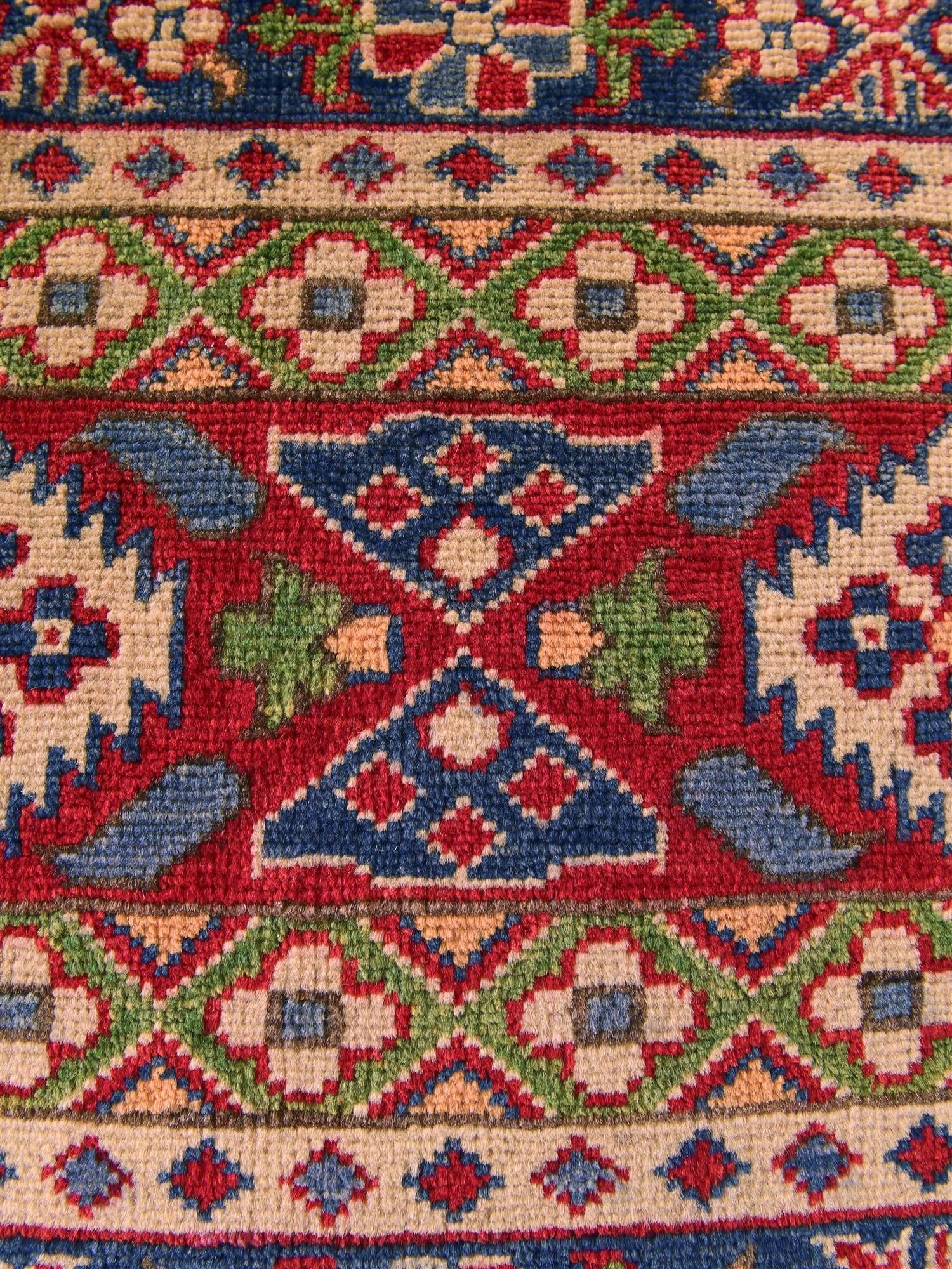 2' x 2' 11 Hand Knotted Kazak Rug