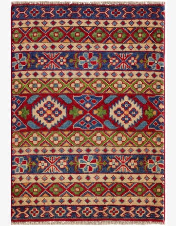 2' x 2' 11 Hand Knotted Kazak Rug