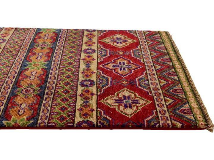 2' x 3' 2 Hand Knotted Kazak Rug