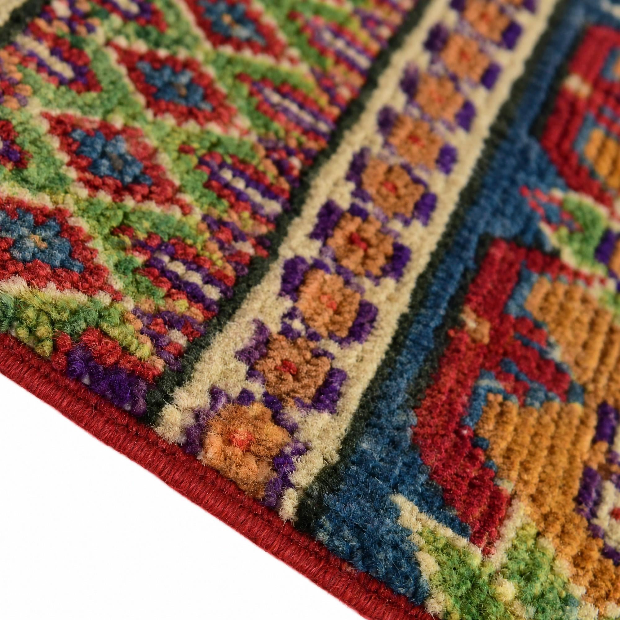 60cm x 95cm Hand Knotted Kazak Rug