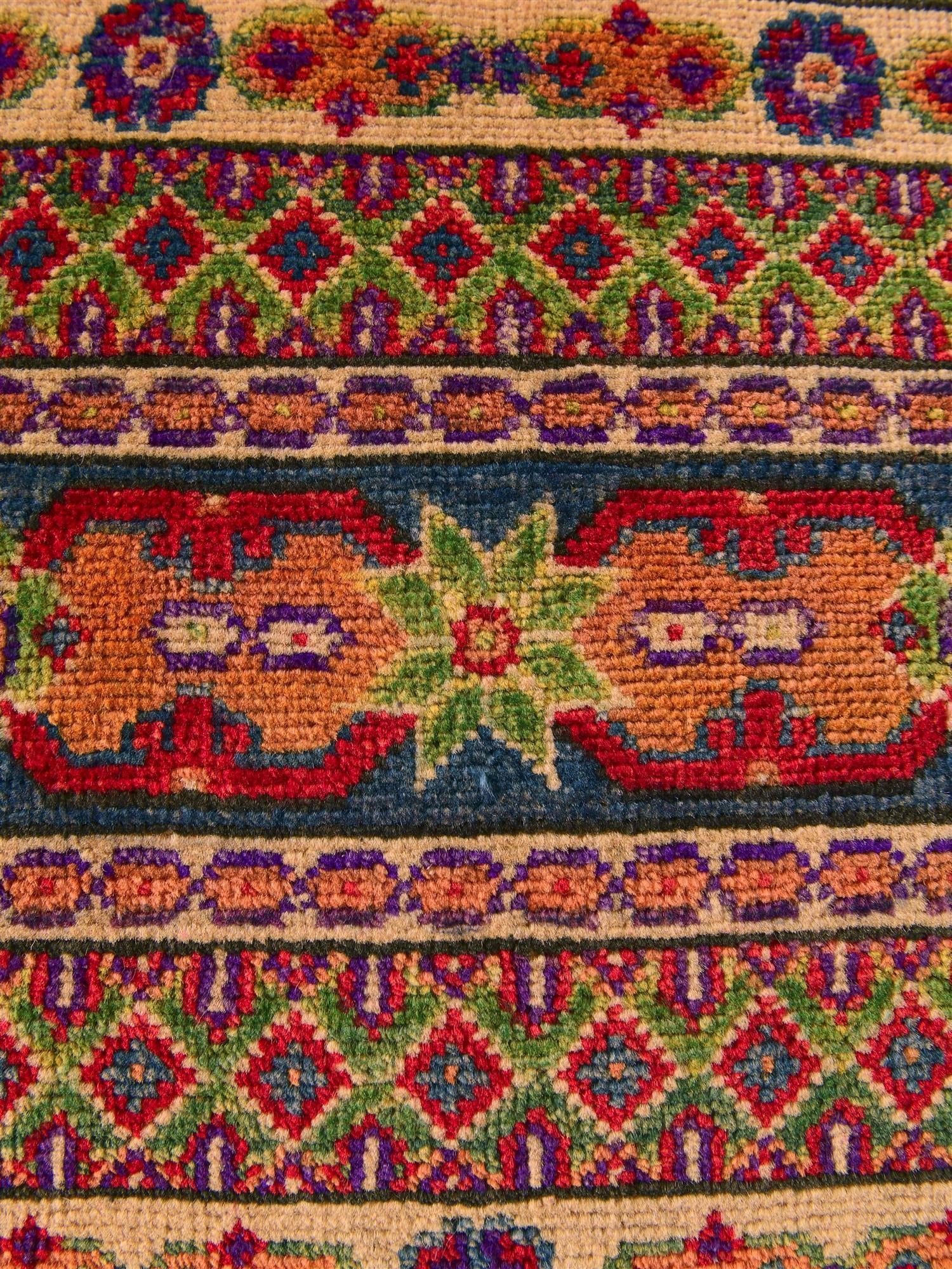 2' x 3' 2 Hand Knotted Kazak Rug