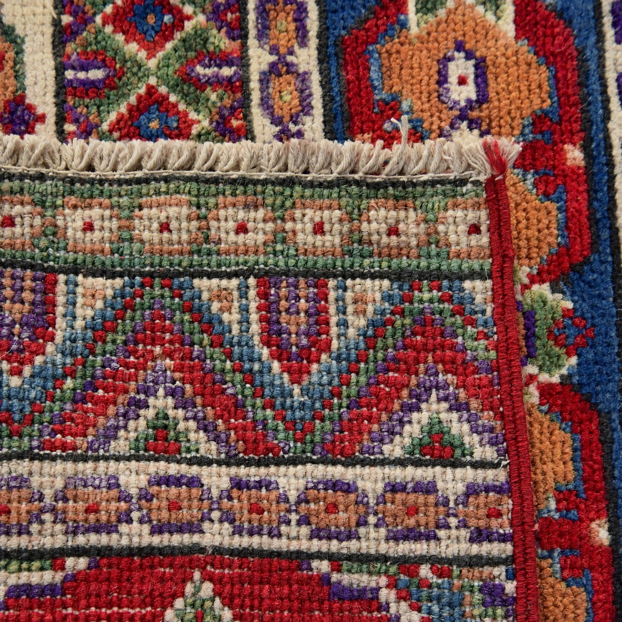 60cm x 95cm Hand Knotted Kazak Rug
