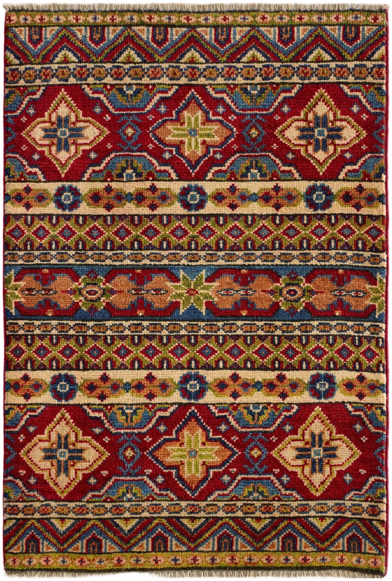 2' 1 x 3' 1 Hand Knotted Kazak Rug