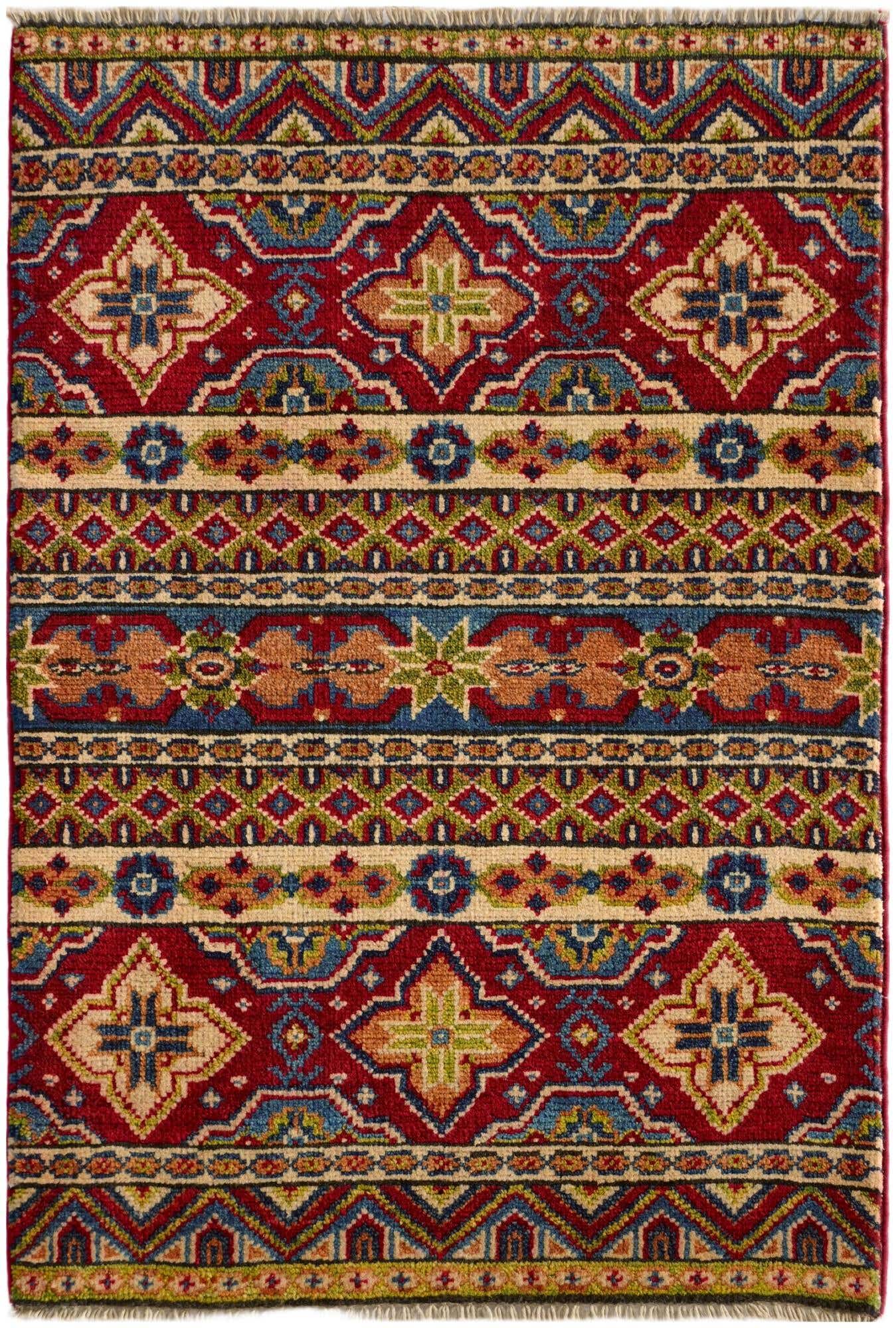 2' 1 x 3' 1 Hand Knotted Kazak Rug