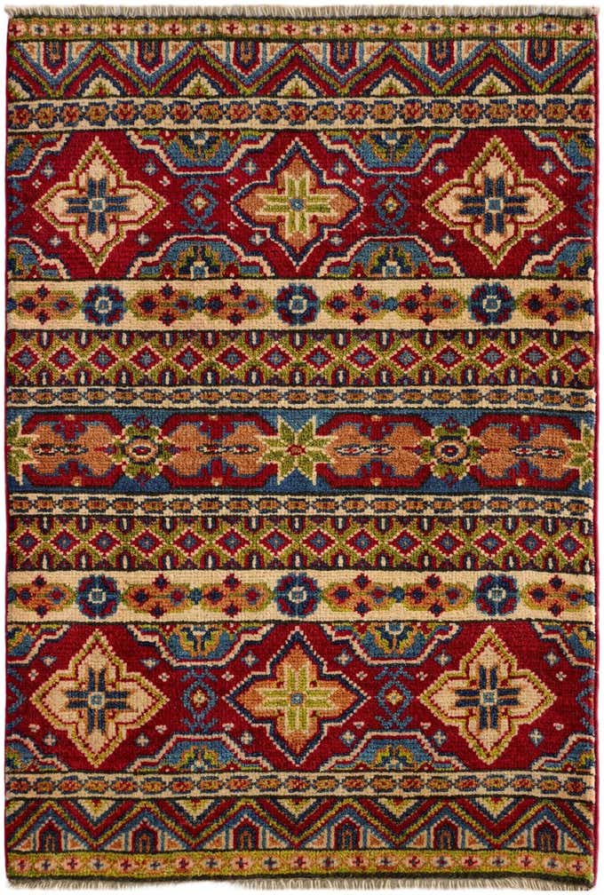 2' 1 x 3' 1 Hand Knotted Kazak Rug