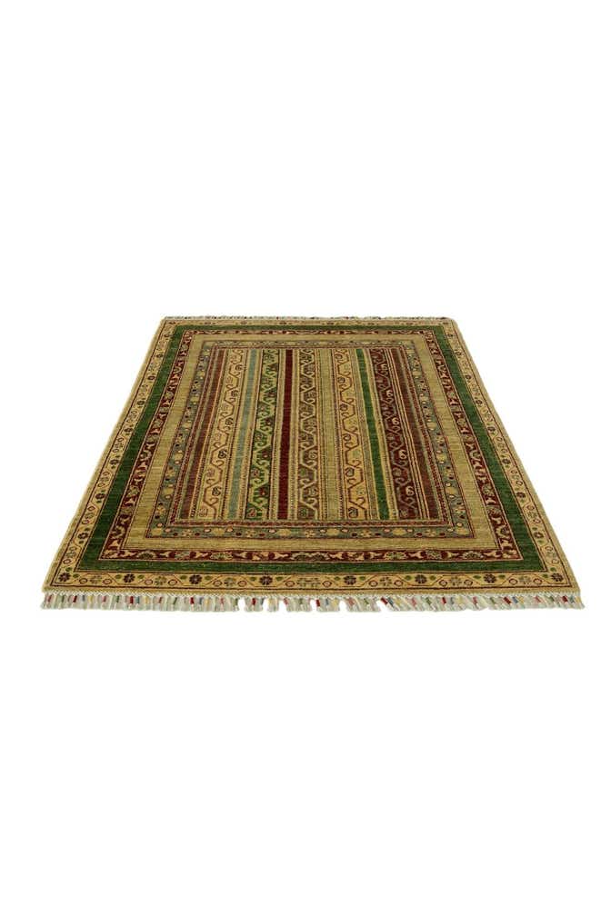 3' 11 x 6' 2 Hand Knotted Kazak Rug
