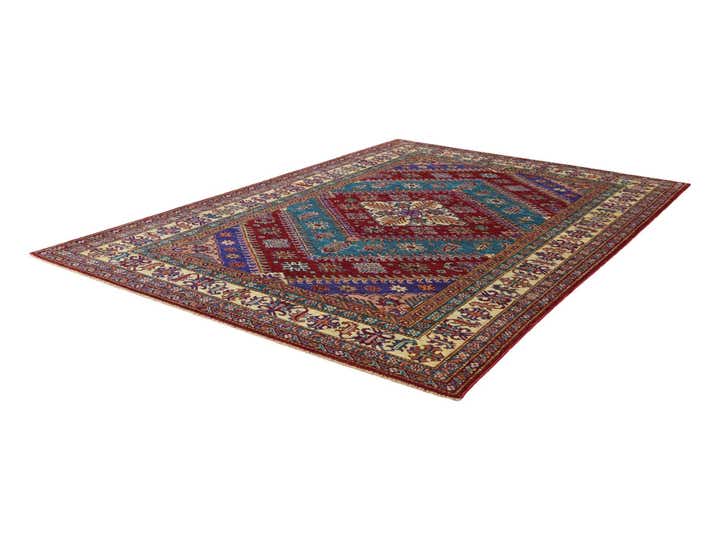 5' 9 x 8' Hand Knotted Kazak Rug