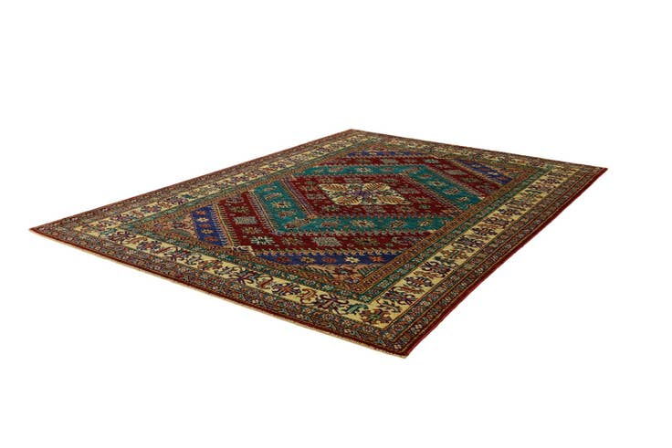 Detail image of 5' 9 x 8' Hand Knotted Kazak Rug