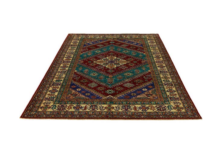 Detail image of 5' 9 x 8' Hand Knotted Kazak Rug
