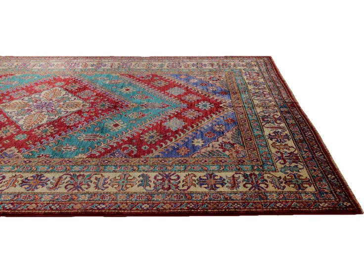 Detail image of 5' 9 x 8' Hand Knotted Kazak Rug
