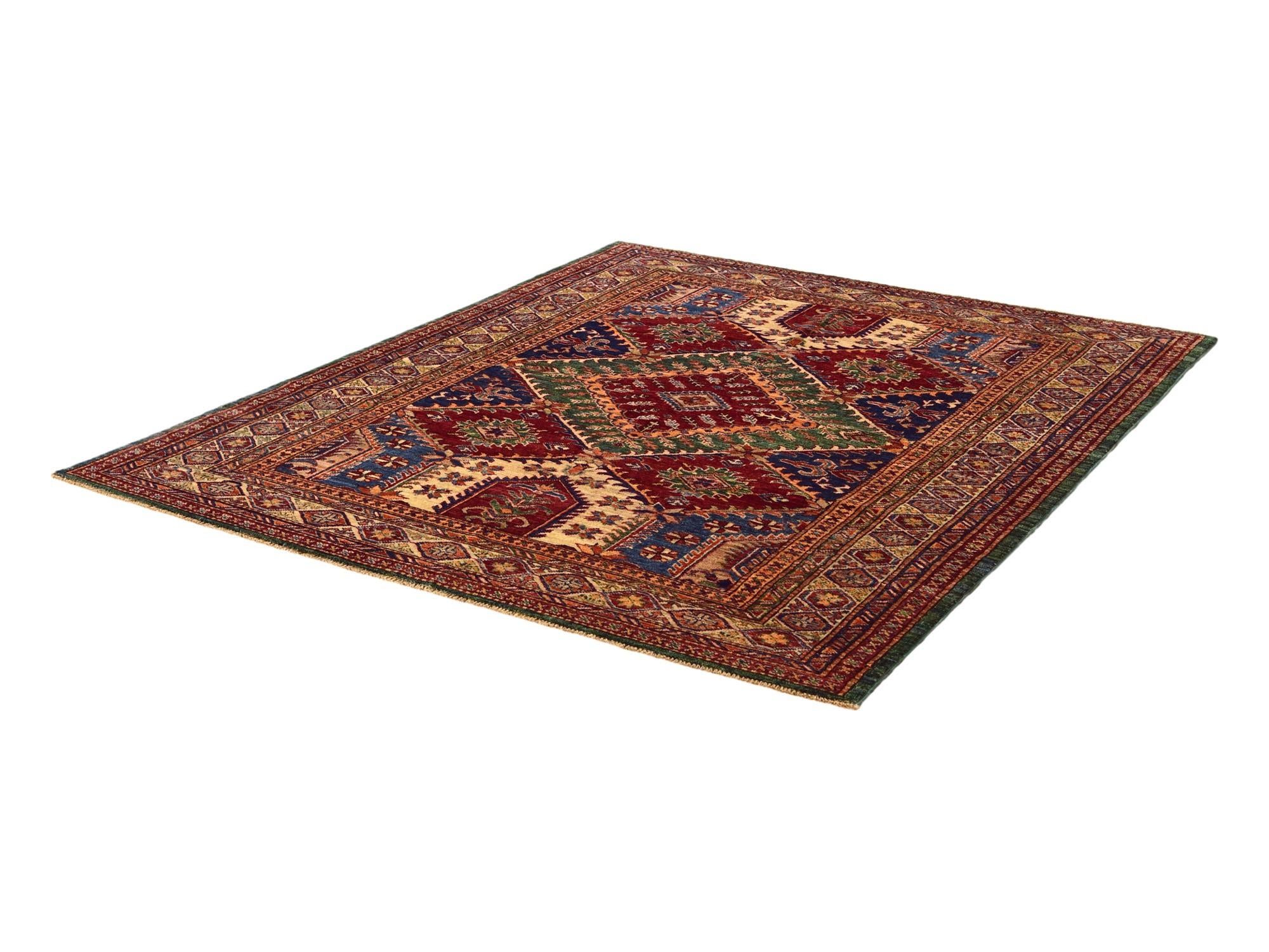 5' 2 x 6' 2 Hand Knotted Kazak Rug