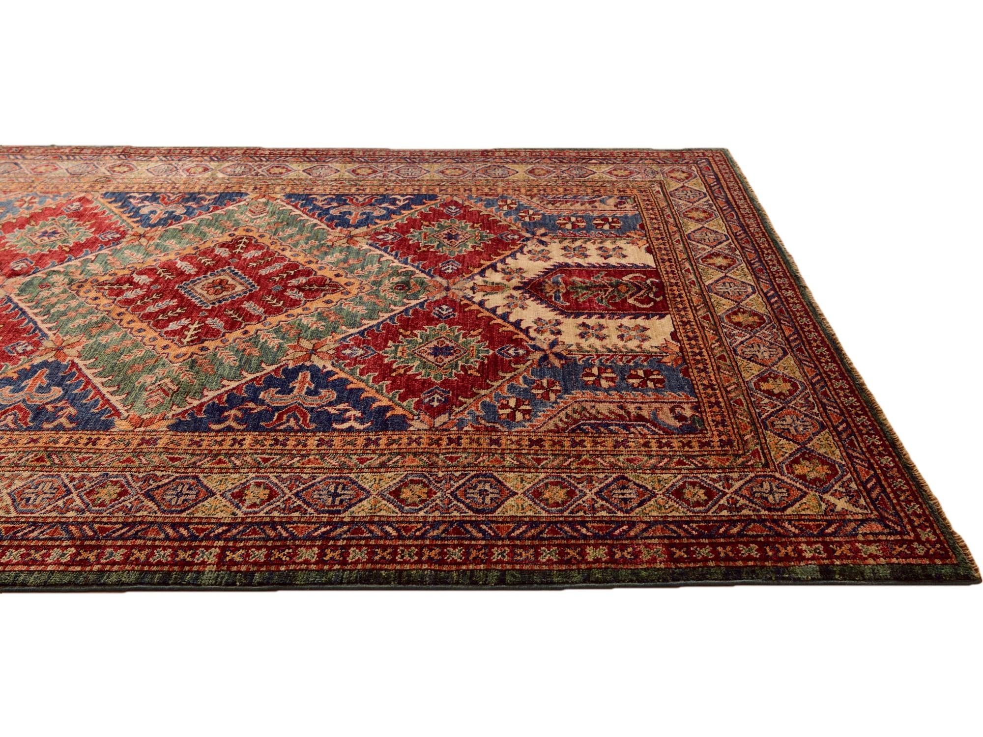 5' 2 x 6' 2 Hand Knotted Kazak Rug